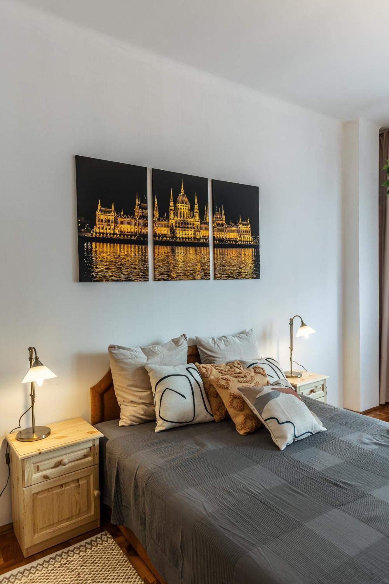 בודפשט Bright & Spacious Riverside Apartment With Balcony מראה חיצוני תמונה