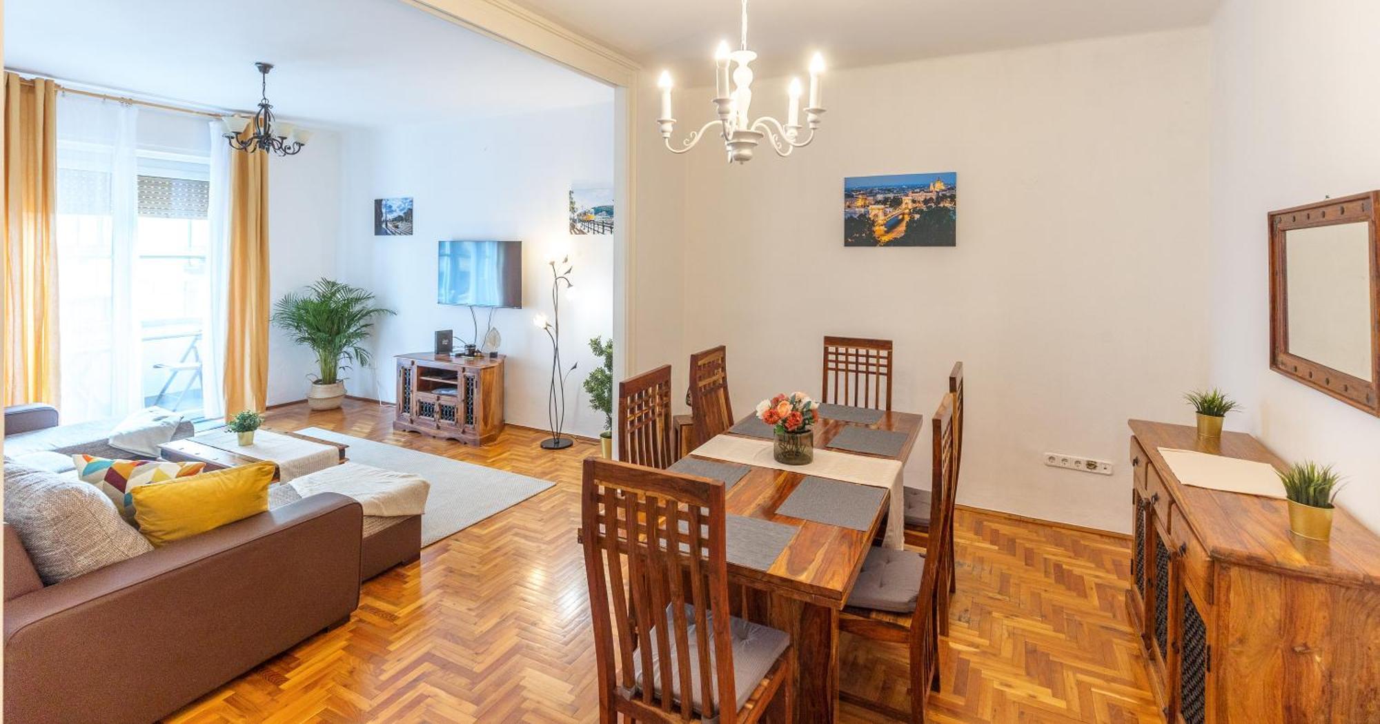 בודפשט Bright & Spacious Riverside Apartment With Balcony מראה חיצוני תמונה