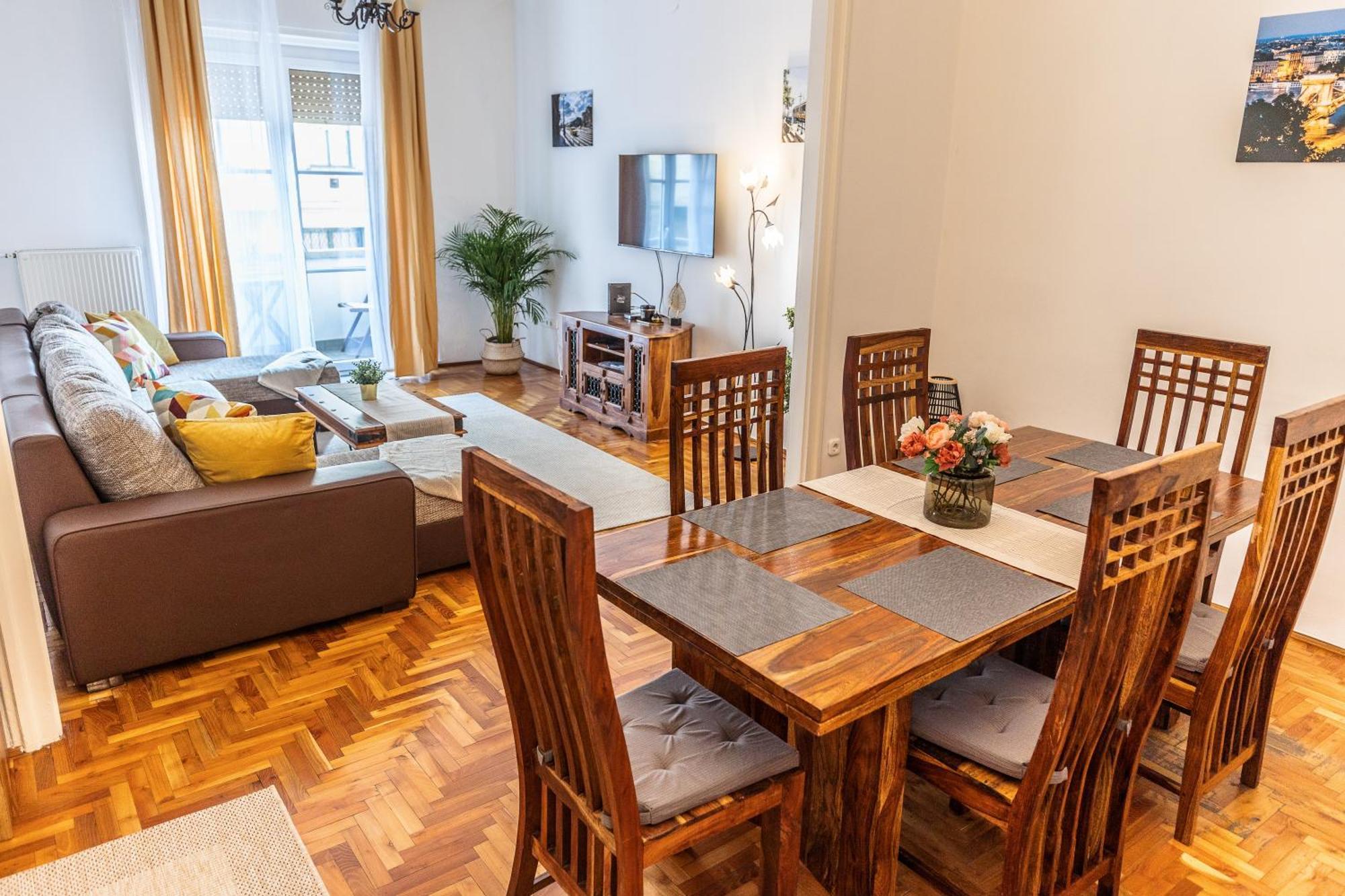 בודפשט Bright & Spacious Riverside Apartment With Balcony מראה חיצוני תמונה